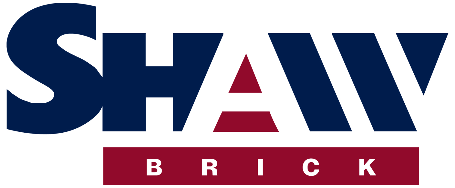 Shaw brick logo on a white background, featuring Scotia Stone products.